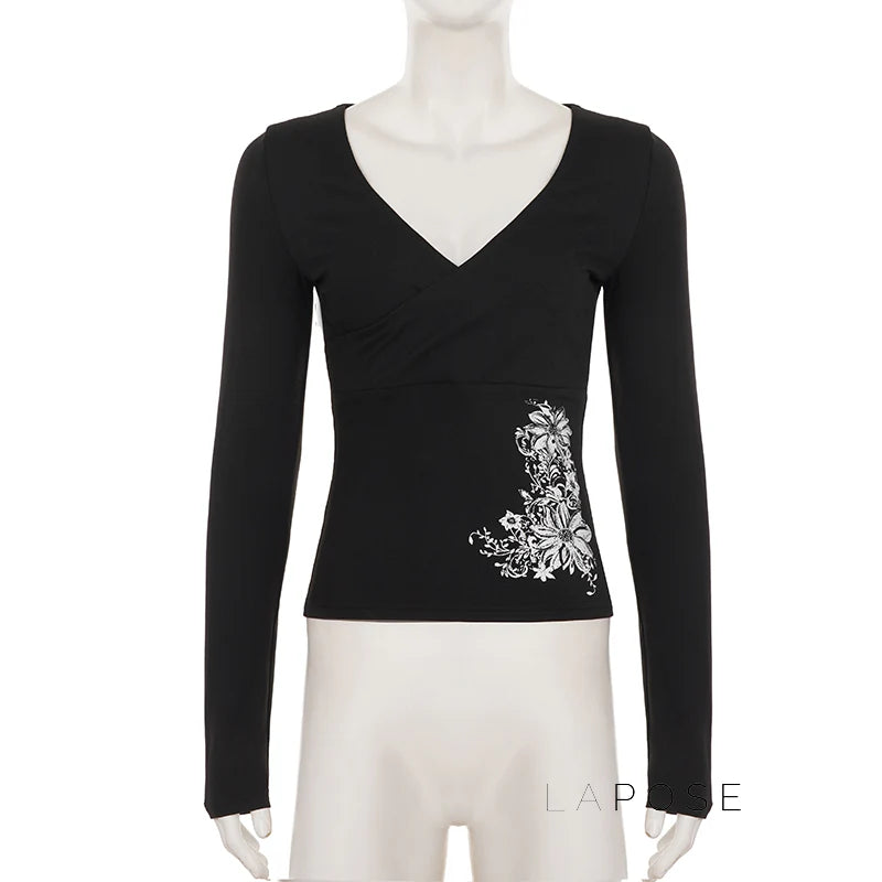 Raylan Floral V-Neck Top