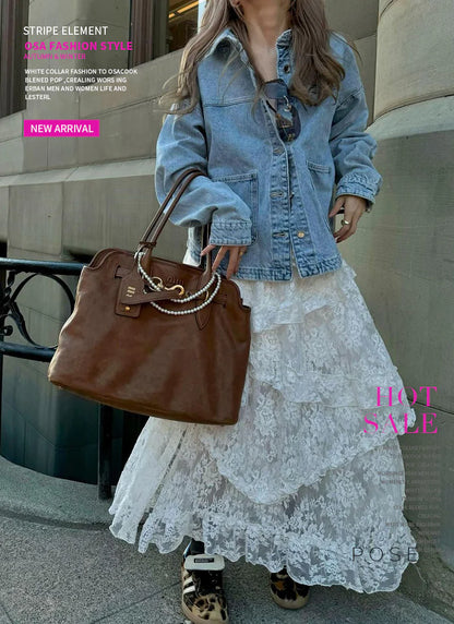 Rayne Lace Maxi Skirt