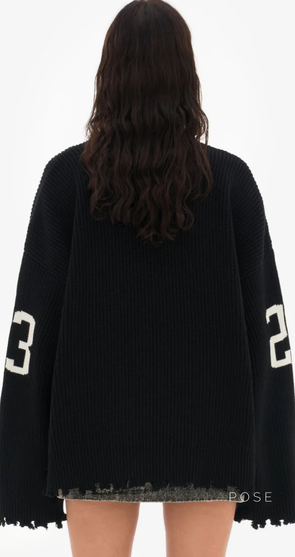 Remedy Jacquard Alphabet Sweater