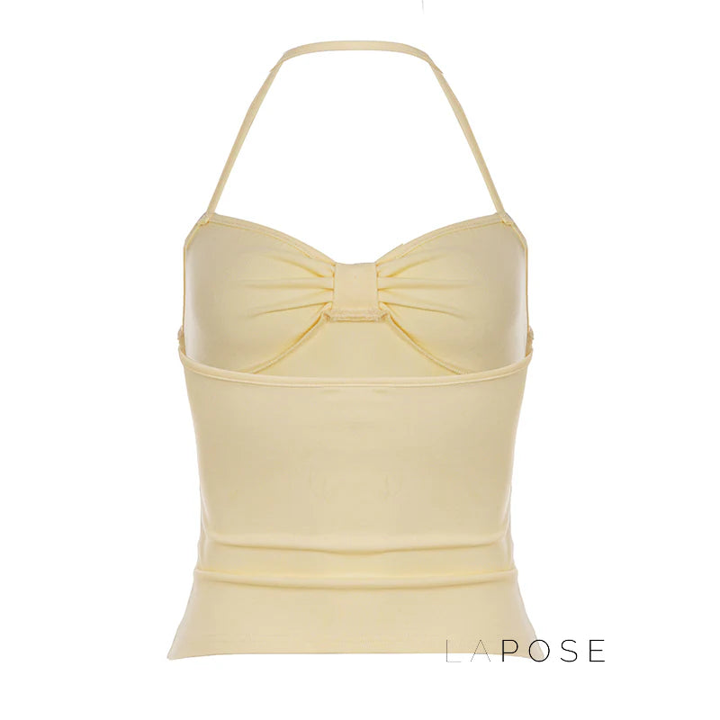 Rozlyn Backless Halter Top