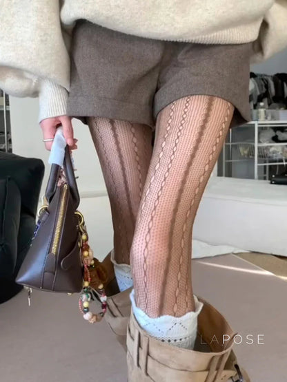 Rylan Chain Pattern Stocking Set