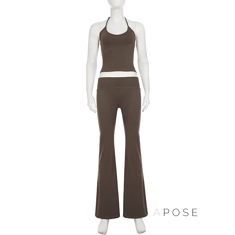 Samyra Halter Backless Pant Set