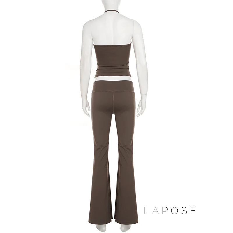 Samyra Halter Backless Pant Set