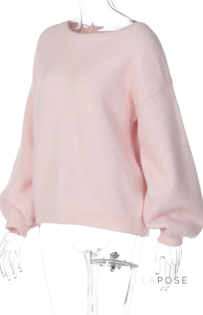 Selene Off Shoulder Knit Sweater