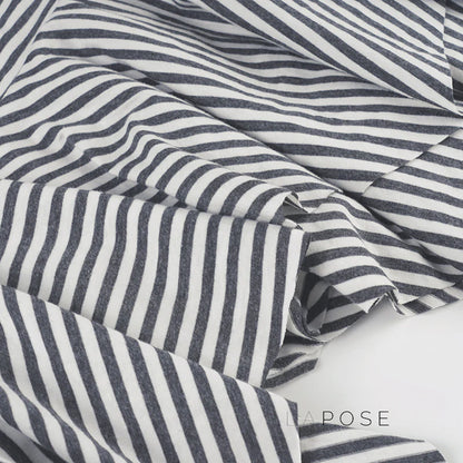 Shelby Knit Striped Pleated Skirt