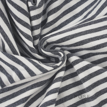 Shelby Knit Striped Pleated Skirt