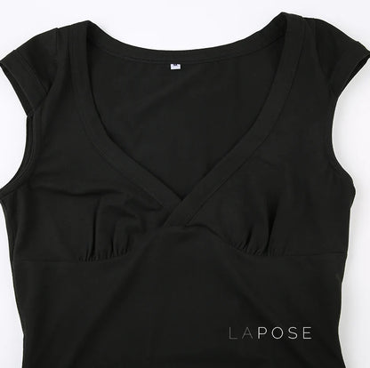 Siobhan V-Neck Crop Top