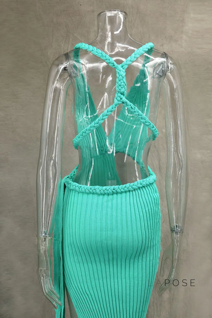Sonny Knitted Halter Dress