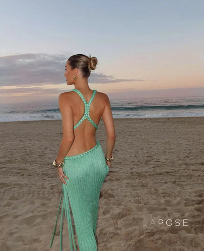Sonny Knitted Halter Dress