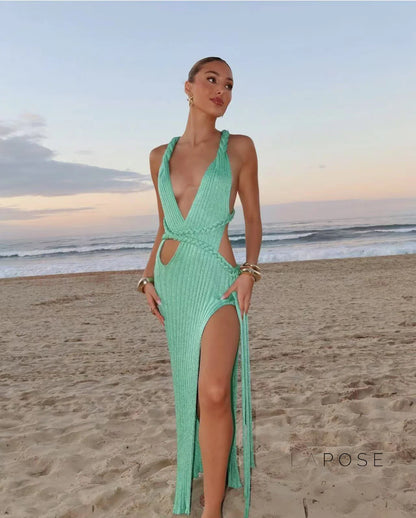 Sonny Knitted Halter Dress