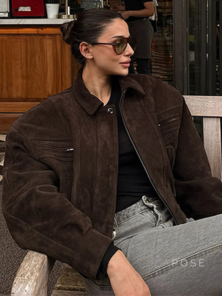 Star Lapel Crop Jacket