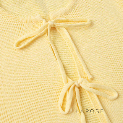 Timber Lace-Up Bell-Sleeve Skirt Set