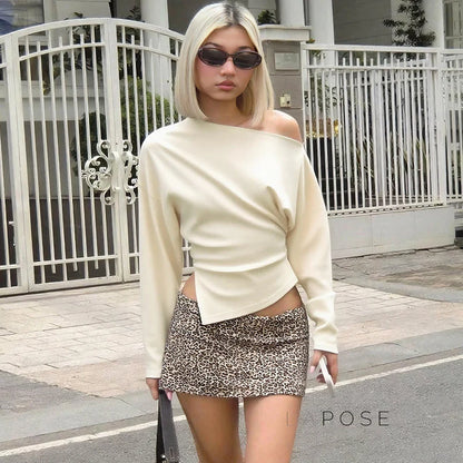 Valkyrie Asymmetric Slit Top