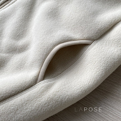 Zoee Plush Stand Collar Jacket