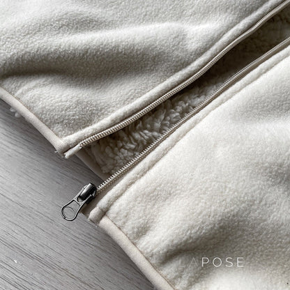 Zoee Plush Stand Collar Jacket
