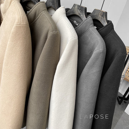 Zoee Plush Stand Collar Jacket