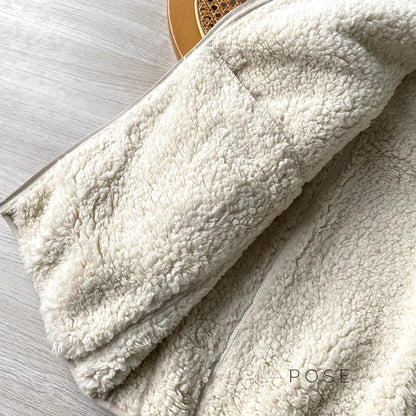 Zoee Plush Stand Collar Jacket