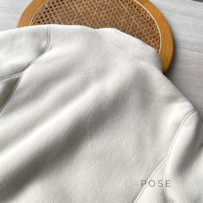 Zoee Plush Stand Collar Jacket