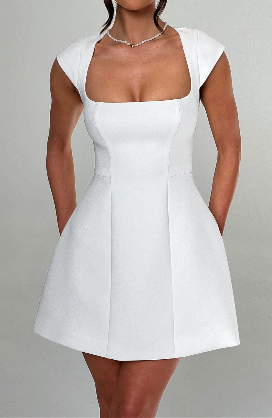 Gala Mini Dress - Ivory
