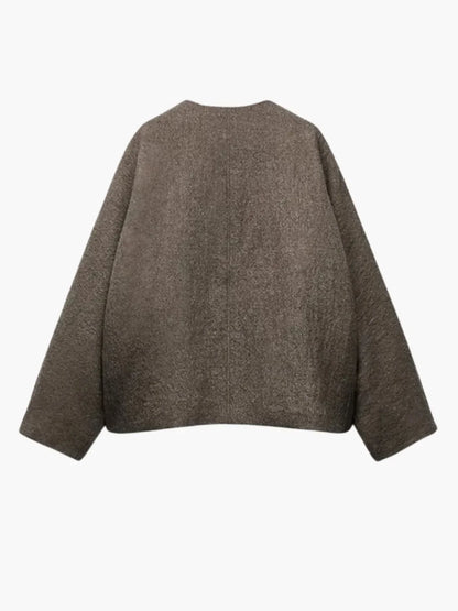 Casual Short Buttoned Pocket Jacket