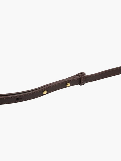 Faux Suede Braided Clasp Clutch Bag