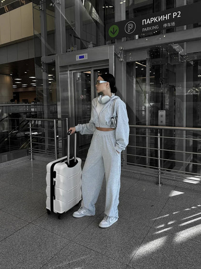 Oversized Hoodie & High-Waist Lounge Set