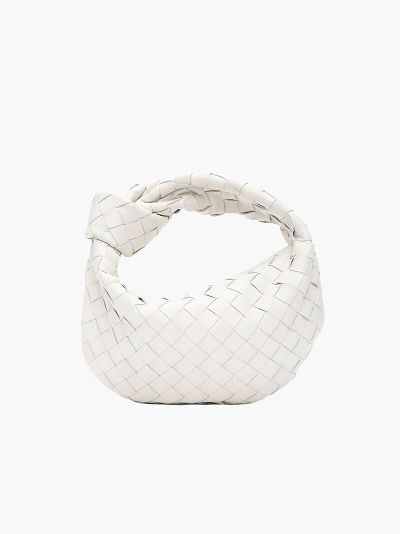 Braided Knot Faux Leather Mini Bag