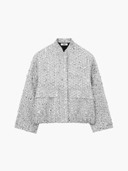 Glam Sequin Oversized Statement Jacket