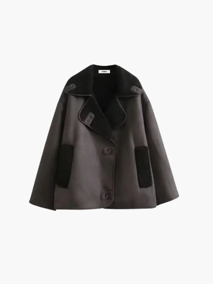 Metro Chic Faux Shearling Coat