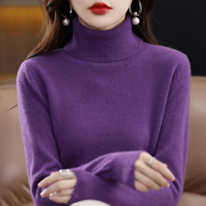 | Women’s Winter Turtleneck Knit Sweater