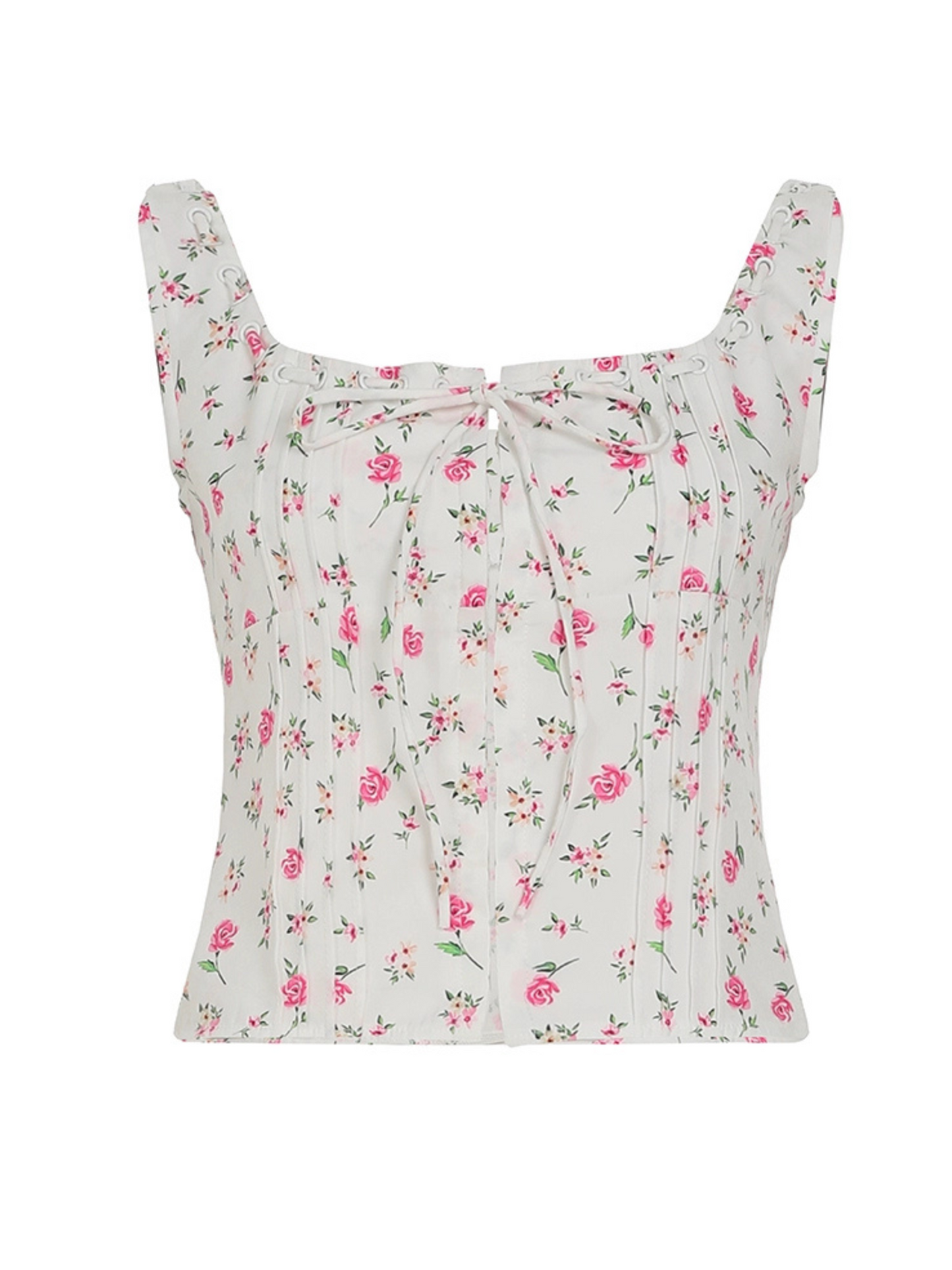 Kenedi Floral Pleated Top