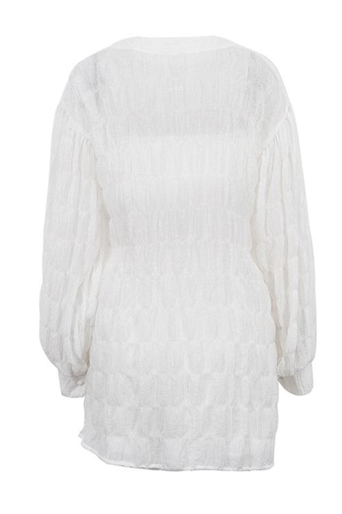 Lola Textured Chiffon Three-pieces Set