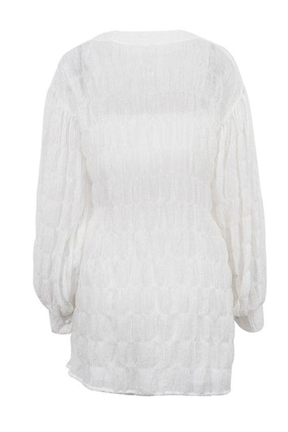 Lola Textured Chiffon Three-pieces Set