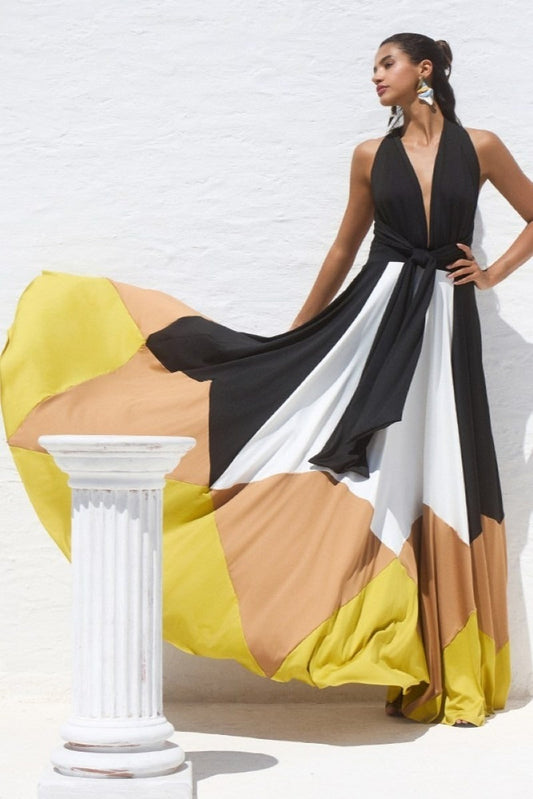 Polymorphic Maxi Dress