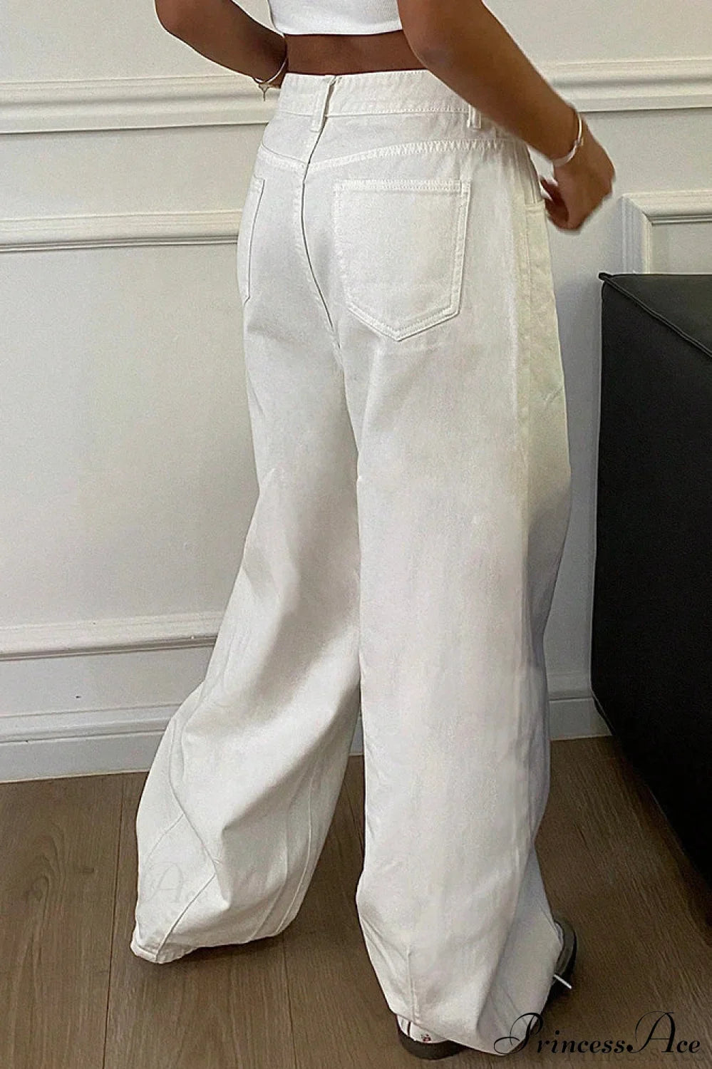 Loose Straight High Waist Jean