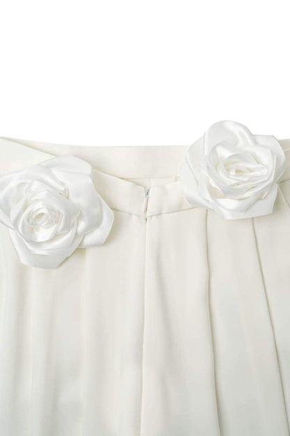 Louise Tuxedo Flower Trouser Maching Set
