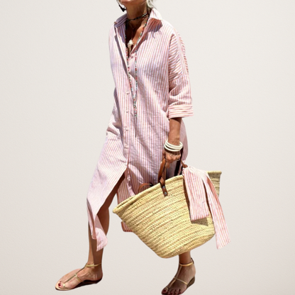 Lova | Classic Striped Shirt Dress