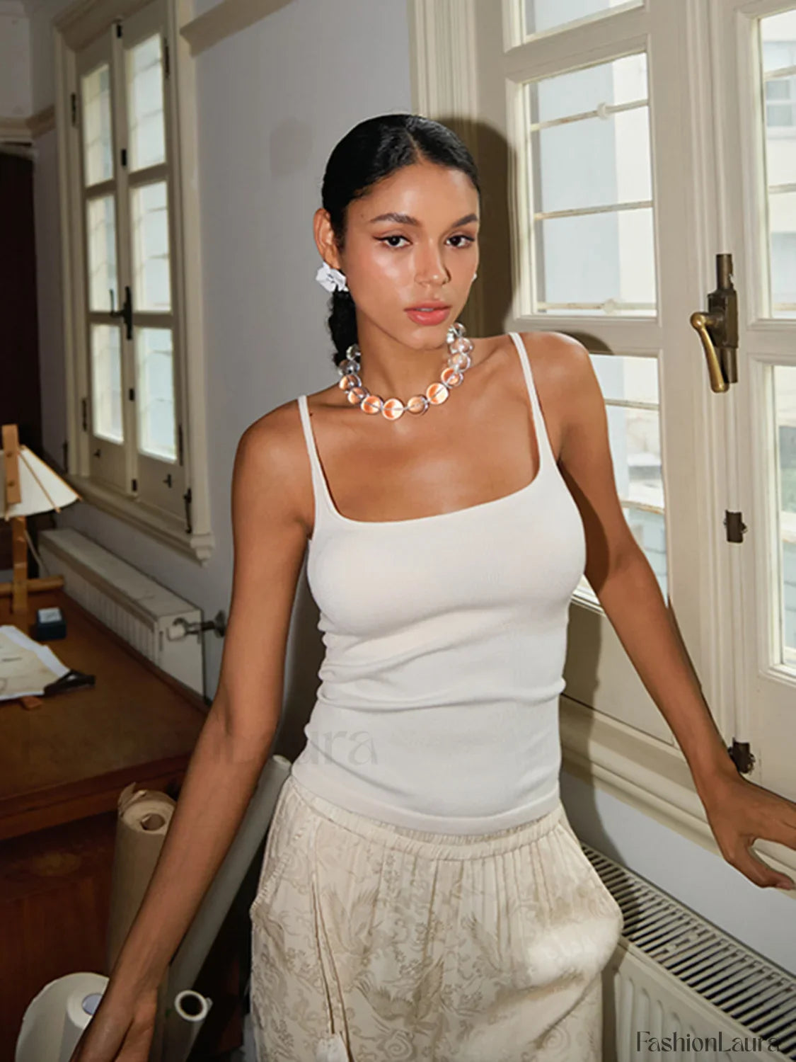 Low Cut Cami Top