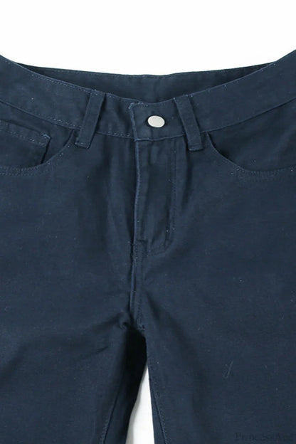 Low Rise Minimal Flare Jean