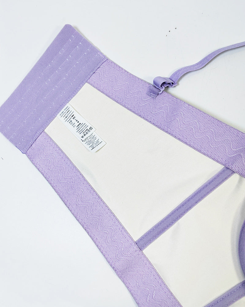 Fishbone Fluorescent Pu Leather Halter Top