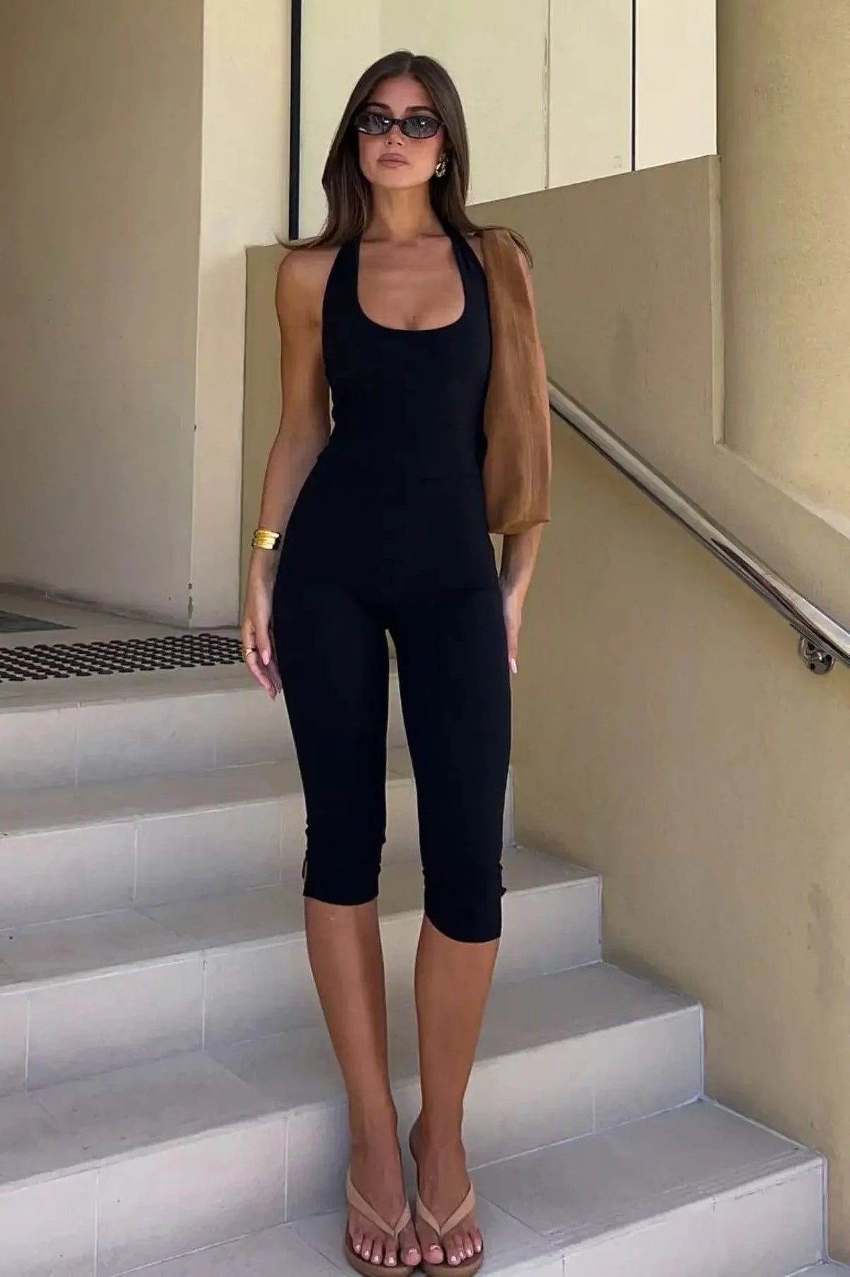 Lucy Backless Halter Jumpsuit