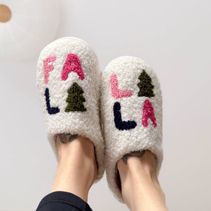 Falalala Christmas Slippers