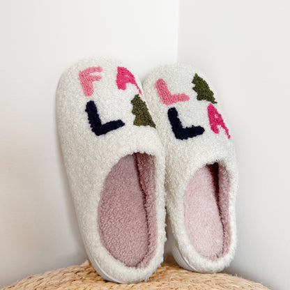 Falalala Christmas Slippers