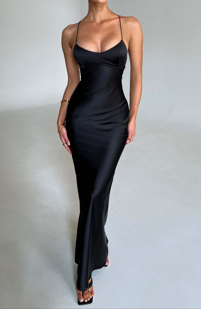 Antonia Maxi Dress - Black