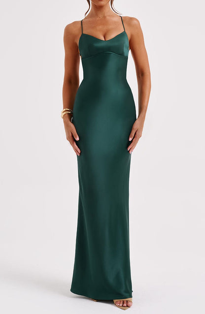 Angela Maxi Dress - Emerald