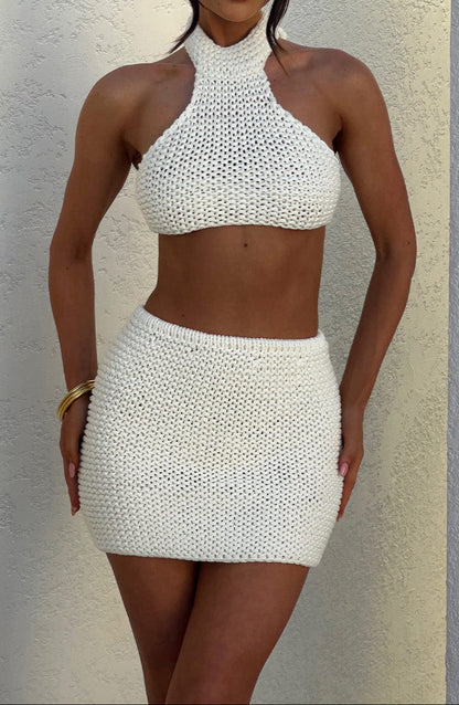Olivia Mini Skirt - Ivory
