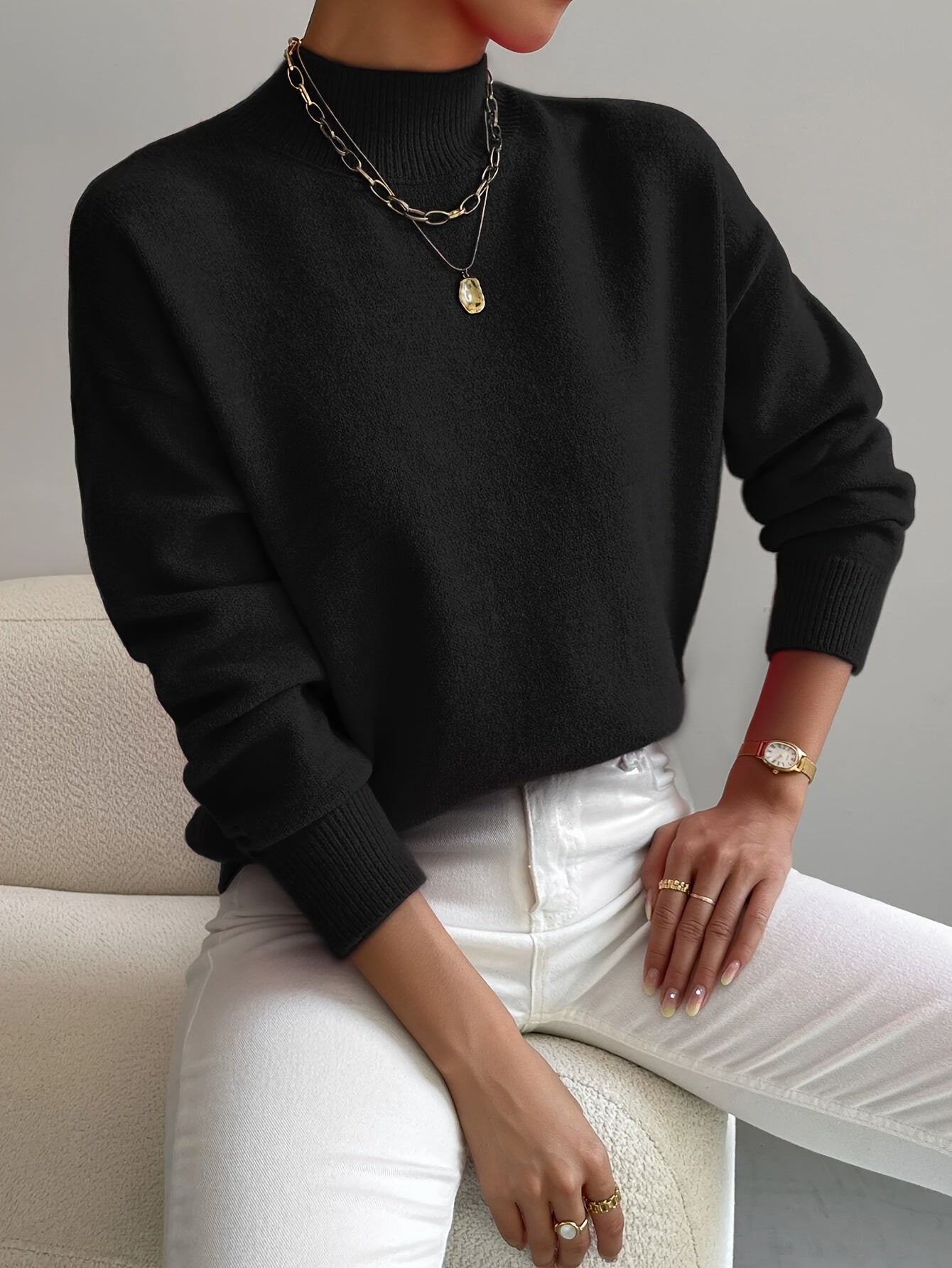 | Women's Winter Classic High Neck Sweater
