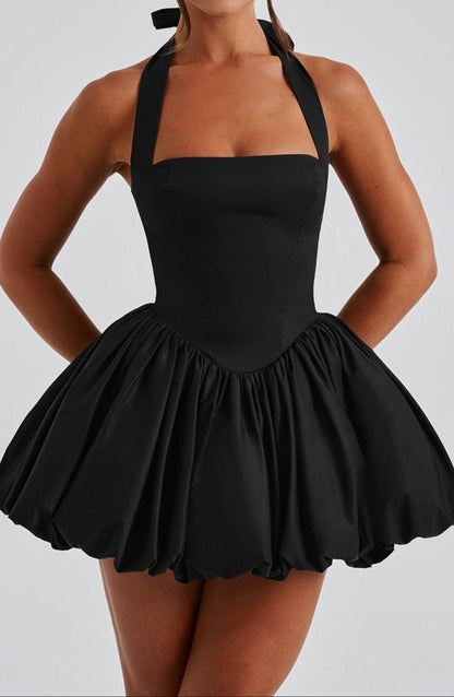 Fatima Mini Dress - Black