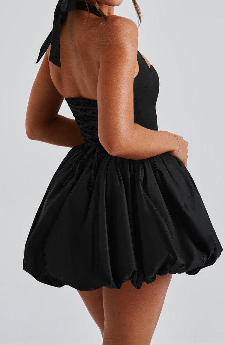 Fatima Mini Dress - Black