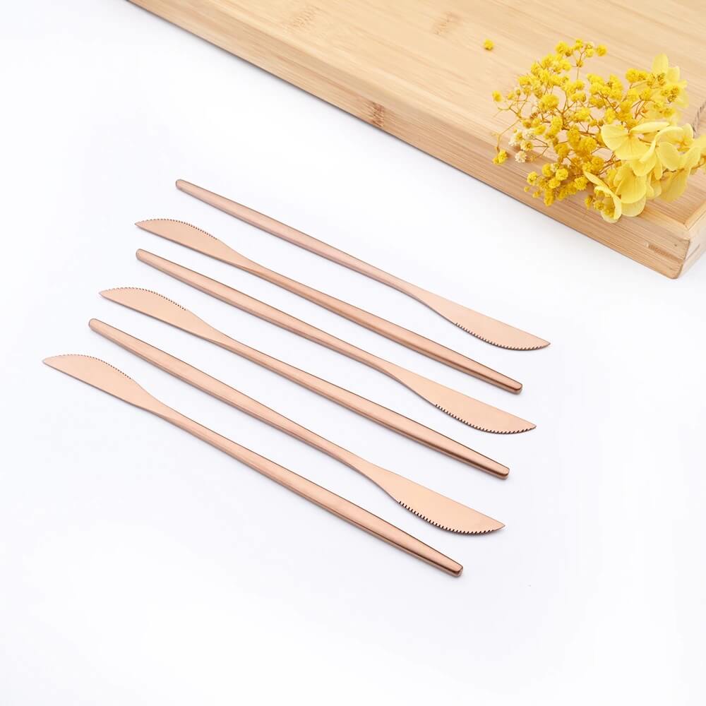 Modern Rose Flatware Set